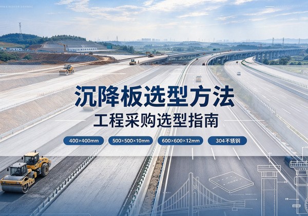 鹤峰沉降板选择方法